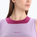 Dámska termoregulačná tričko icebreaker Zoneknit Cropped Bra-Tank purple gaze 4