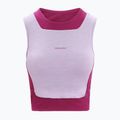 Dámska termoregulačná tričko icebreaker Zoneknit Cropped Bra-Tank purple gaze 6
