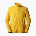 Pánska fleecová mikina The North Face 100 Glacier FZ yellow NF0A5IHQH9D1