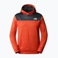 Pánska trekingová mikina The North Face Reaxion Fleece P/O Hoodie orange NF0A7ZA8IMW1 5