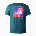 Pánske trekingové tričko The North Face Foundation Graphic blue NF0A55EFEFS1 2