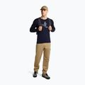 Pánske tričko longsleeve icebreaker Merino 200 Oasis Crewe SkiingYeti midnight navy 2