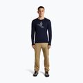 Pánske tričko longsleeve icebreaker Merino 200 Oasis Crewe SkiingYeti midnight navy 4