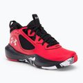 Under Armour GS Lockdown 6 detská basketbalová obuv červená 3025617