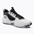 Pánska basketbalová obuv Under Armour Lockdown 6 bielo-šedá 325616-11