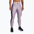 Dámske tréningové legíny Under Armour Project Rock HG Ankle purple luxe