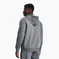 Pánska mikina Under Armour Essential Fleece Full Zip Hood Training Sweatshirt Grey 1373881 3