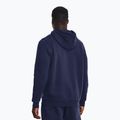 Pánska mikina Under Armour Essential Fleece Hoodie midnight navy/white 3