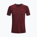 Pánske tréningové tričko Under Armour HeatGear Armour Fitted bordová 1361683