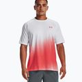Under Armour Tech Fade pánske tréningové tričko červeno-biele 1377053