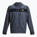 Under Armour Sportstyle Windbreaker šedá pánska tréningová bunda 1361621-044