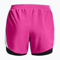 Dámske bežecké šortky Under Armour Fly By 2.0 2N1 ružové 1356200-652 2