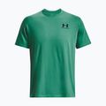 Pánske tričko Under Armour Sportstyle Left Chest birdie green/black