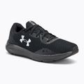 Dámska bežecká obuv Under Armour Charged Pursuit 3 black/black/metallic silver