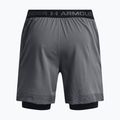 Under Armour Vanish Woven 2v1 šedé pánske tréningové šortky 1373764 2