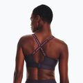 Under Armour Infinity Covered Mid fialová fitness podprsenka 1363353-541 2