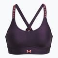 Under Armour Infinity Covered Mid fialová fitness podprsenka 1363353-541 3