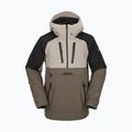 Pánska snowboardová bunda Volcom Brighton Pullover brown/black G0652315