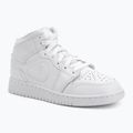 Topánky  Jordan 1 Mid white/white/white
