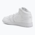 Topánky  Jordan 1 Mid white/white/white 3
