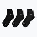 Ponožky Nike Jordan Everyday Ankle 3 páry black/white 7