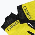 Pánske cyklistické rukavice Giro Bravo Gel II highlight yellow 4