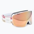 Dámske lyžiarske okuliare Giro Ella white lx stripe/rose gold/infrared 2