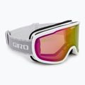 Dámske lyžiarske okuliare Giro Moxie white & grey chute/ amber pink/ yellow 2