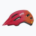 Detská cyklistická prilba Giro Fixture II Integrated MIPS matne červená fade 2