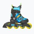 Detské kolieskové korčule K2 Raider Pro modrá/žltá 2