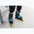 Detské kolieskové korčule K2 Raider Pro modrá/žltá 5