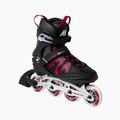 Dámske kolieskové korčule K2 Freedom III 8 Alu black/pink 3H621.1.1.65