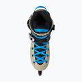 Kolieskové korčule K2 Surge 84 khaki/blue 5