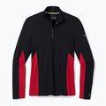Pánska termoaktívna mikina Smartwool Merino Sport 1/4 Zip black/rythmic red 4