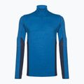 Pánska termoaktívna mikina Smartwool Merino Sport 1/4 Zip laguna blue/deep navy