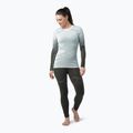 Dámska termoakčná mikina Smartwool Intraknit Thermal Merino Base Layer Pattern Crew aqua 2