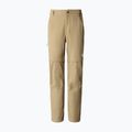 Dámske trekingové nohavice The North Face Exploration Conv Reg Straight beige NF0A7Z97PLX1