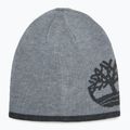 Zimná čiapka pánska Timberland Reversible Logo Beanie light grey heather