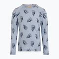 Detská termo mikina Icebreaker Merino 200 Oasis Crewe Bear Tour Zinc Blue/Aop