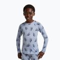 Detská termo mikina Icebreaker Merino 200 Oasis Crewe Bear Tour Zinc Blue/Aop 8