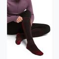 Pánske lyžiarske ponožky icebreaker Merino Ski+ Medium OTC bittersweet/port/black 4