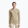 Dámske tričko longsleeve icebreaker Merino 200 Oasis Crewe Moss Bloom cumin/undyed/aop