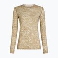 Dámske tričko longsleeve icebreaker Merino 200 Oasis Crewe Moss Bloom cumin/undyed/aop 7