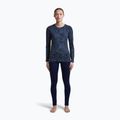 Dámske tričko longsleeve icebreaker Merino 200 Oasis Crewe Moss Bloom navy/dawn/aop 2
