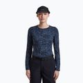 Dámske tričko longsleeve icebreaker Merino 200 Oasis Crewe Moss Bloom navy/dawn/aop 5