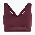 Termo podprsenka icebreaker Merino 125 Cool-Lite Sprite Racerback dark berry