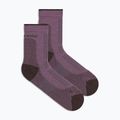 Dámske ponožky Icebreaker Merino Hike+ Ultralight Quarter grey plum/bittersweet