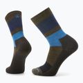 Smartwool Everyday Blocked Stripe Crew zeleno-modré trekingové ponožky SW001940D11 4
