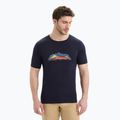 Pánske termo tričko Icebreaker Tech Lite II 7 Mountain Tops navy blue IB0A56VE4011