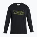 Pánske termoakčné tričko icebreaker Merino 150 Tech Lite II Tee Alps 3D black 5